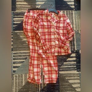 Adonna Sleepwear Plaid Pajama Set